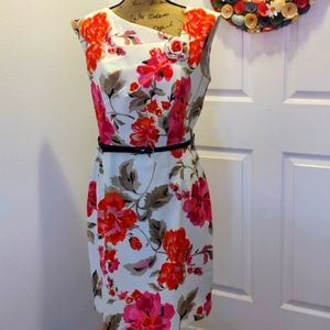 Dress Barn Pink & Orange Dress
